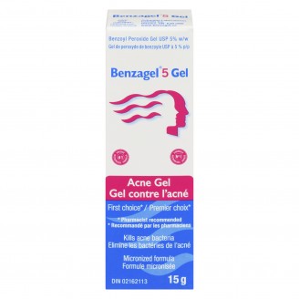 Benzagel 5 Gel Acne Gel, 15g